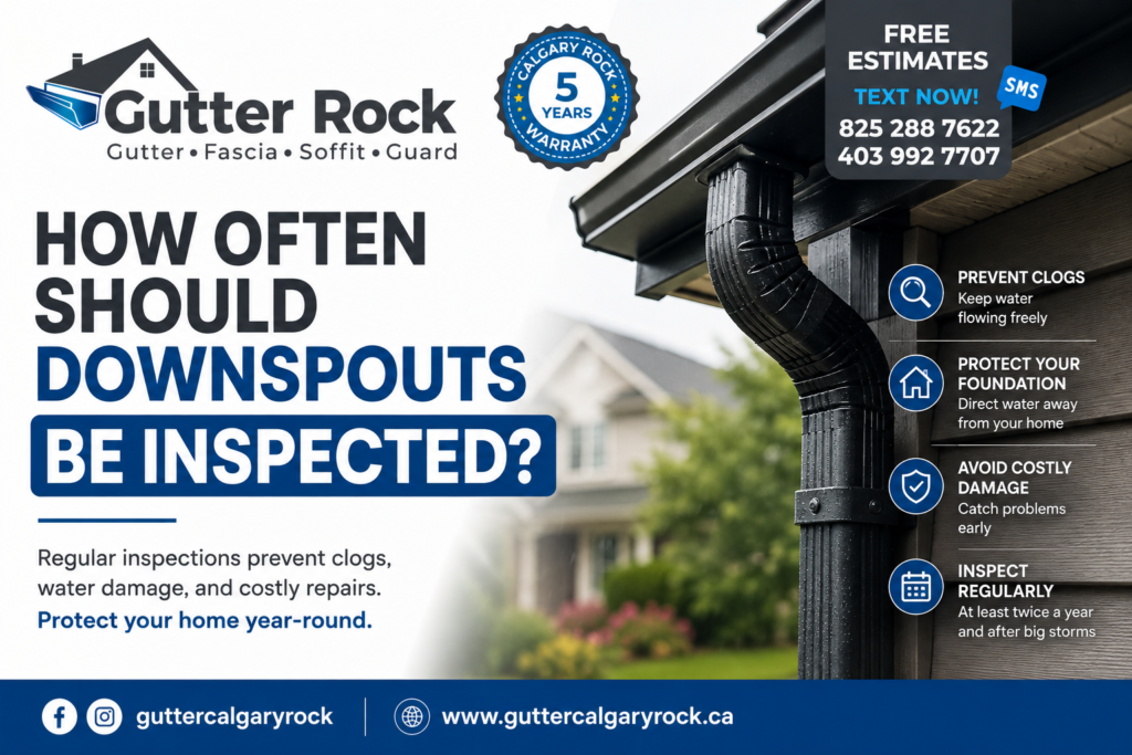How Often Should Downspouts Be Inspected?