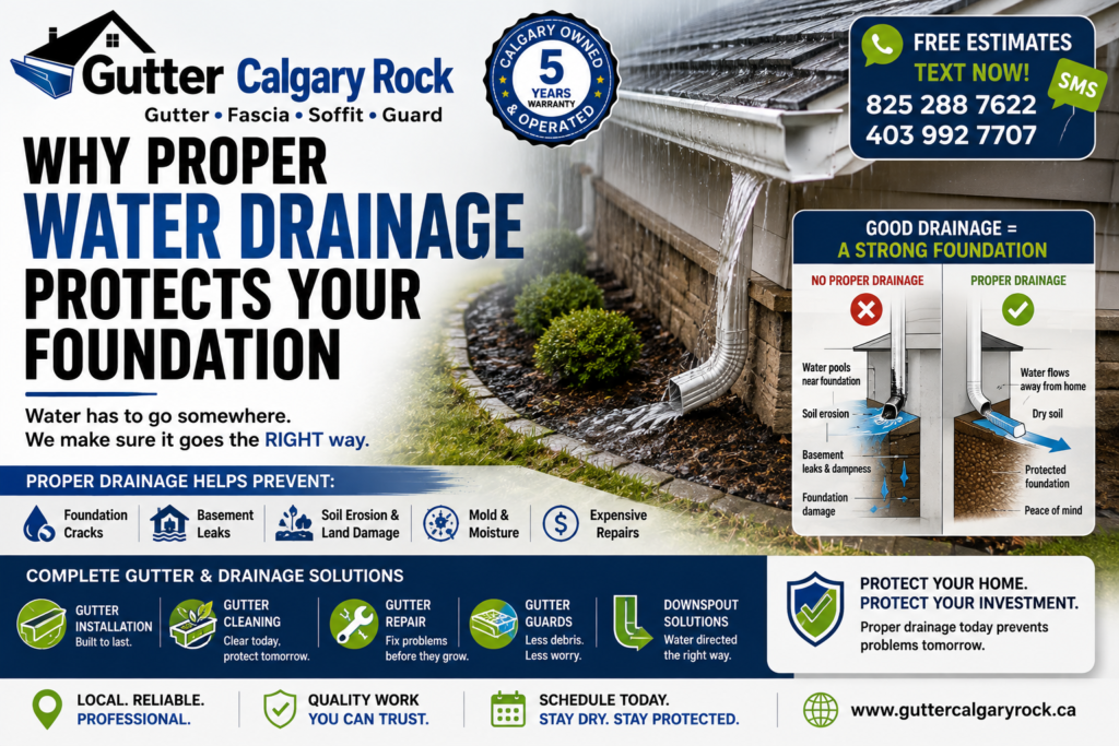 Why Proper Water Drainage Protects Your Foundation